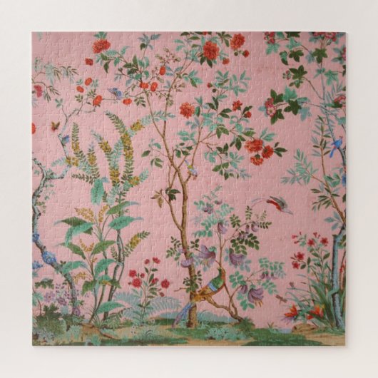 Pink Chinoiserie Puzzle (Vertikal)