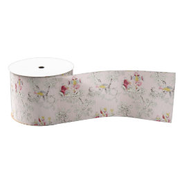 Pink Chinoiserie Ripsband