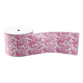 Pink Chinoiserie Ripsband