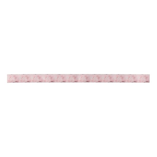 Pink Chinoiserie Satinband (Vorderseite)