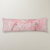 Pink Chinoiserie Seitenschläferkissen (Rückseite)
