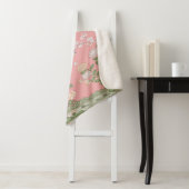 Pink Chinoiserie Sherpadecke (Beispiel)