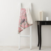 Pink Chinoiserie Sherpadecke (Beispiel)