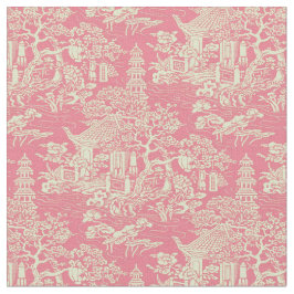 Pink Chinoiserie Stoff