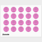 Pink Chocolate Chip Cookies Hütte Sticker (Blatt)