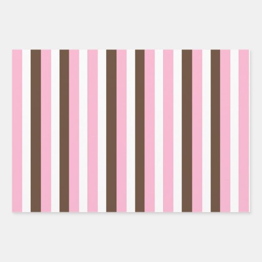 Pink Chocolate Vanilla Geschenkpapier Set (Vorderseite)
