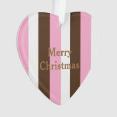 Pink Chocolate Vanilla Ornament (Vorderseite)