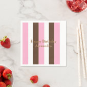 Pink Chocolate Vanilla Serviette (Beispiel)