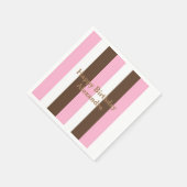 Pink Chocolate Vanilla Serviette (Ecke)