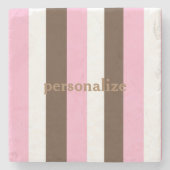 Pink Chocolate Vanilla Steinuntersetzer (Vorderseite)