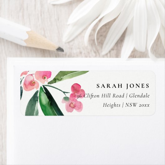 PINK CHRIST THORN CACTI BLOOM WASSERFARBENADRESSE (Insitu)