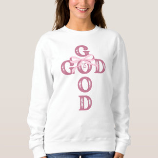 pink Christian aesthetic girls Sweatshirt