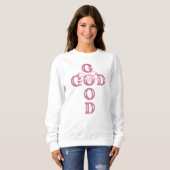 pink Christian aesthetic girls Sweatshirt (Vorne ganz)