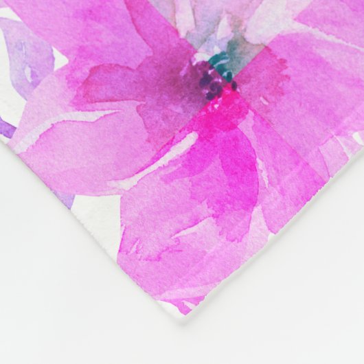 Pink Christlich PRAYER Fleecedecke (Ecke)