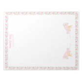 Pink Christmas Angels | Personalized Notizblock (Vorderseite)