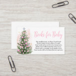 Pink Christmas Baby Shooting Books for Baby Visitenkarte<br><div class="desc">Genießen Sie Ihre Gäste mit diesen Pink Christmas Baby Shower Books for Baby für die bevorstehende Babydusche,  die Sie gerade vorbereiten.</div>