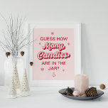 Pink Christmas Baby Shooting Game Poster<br><div class="desc">Die perfekte Ergänzung zu Ihren Babyduschen im Winter. Dieses festliche Spiel fügt sich nahtlos in die Ideen von Weihnachtsbabys mit einem charmanten Design ein, das sich ideal für ein Babyduschthema eignet. Dieses hübsche Schild mit rosa Blumen ist perfekt für eine Babydusche im Dezember. Es ist eine wunderbare Wahl für die...</div>