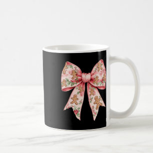 Pink Christmas Bow Coquette Xmas Gingerbrei Frauen Kaffeetasse