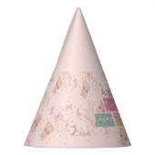 Pink Christmas Bow Winter Onederland 1. Geburtstag Partyhütchen (Links)