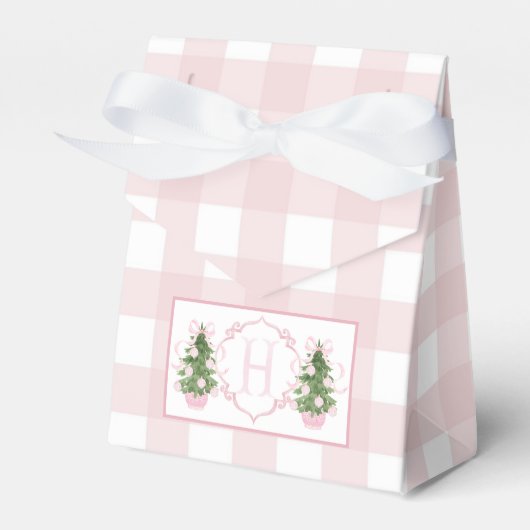 Pink Christmas Chinoiserie Babydusche Geschenkschachtel (Vorderseite)