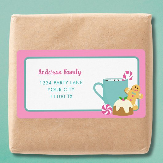 PINK CHRISTMAS COOKIES UND Kakao