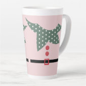 Pink Christmas Elf Anzug Feiertag Party Milchtasse (Rechte Ecke)
