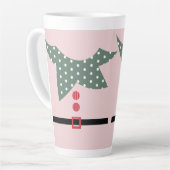 Pink Christmas Elf Anzug Feiertag Party Milchtasse (Linke Ecke)