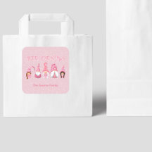 Pink Christmas Five Gnomes Zollfamilie