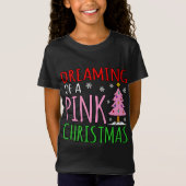 Pink Christmas Funny Merry Santa Elf Gnomes Holida T-Shirt (Vorderseite)