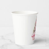 Pink Christmas Geschenk Baby Dusche Pappbecher (Rechts)