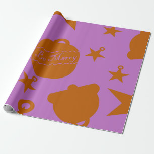 Pink Christmas Geschenkpapier