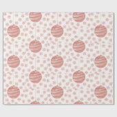 Pink Christmas Geschenkpapier (Flach)