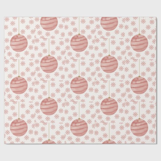 Pink Christmas Geschenkpapier (Flach)