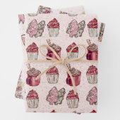 Pink Christmas Geschenkpapier Set (Beispiel)