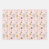 Pink Christmas Geschenkpapier Set (Vorderseite 2)