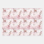 Pink Christmas Geschenkpapier Set (Vorderseite 2)