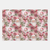 Pink Christmas Geschenkpapier Set (Vorderseite)