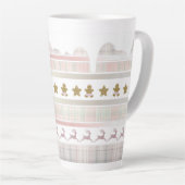 Pink Christmas Gingerbrett Lrg Cup Milchtasse (Rechte Ecke)