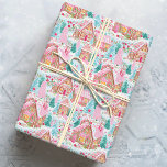 Pink Christmas Gingerbrett Stadt Geschenkpapier<br><div class="desc">PreppyPrint.com - Feiern Sie Weihnachten im Stil! Fügen Sie dem Packpapier Ihre personalisierte Touch hinzu. Übertragen Sie dieses Design auch auf die Produkte Ihrer Wahl! Bitte besuchen Sie meinen Designer-Shop,  PreppyPrint.com,  um die Dinge zu koordinieren.</div>