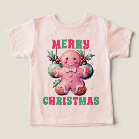 Pink Christmas Gingerbrot (Design Vorderseite)