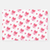 Pink Christmas Girl Gingerbrot Candy Cane Geschenk Geschenkpapier Set (Vorderseite 2)