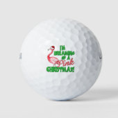 Pink Christmas Golfball (Vorderseite)