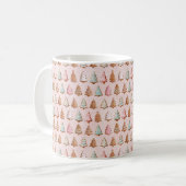 Pink Christmas  Kaffeetasse (Vorderseite Links)