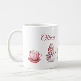 Pink Christmas Kaffeetasse