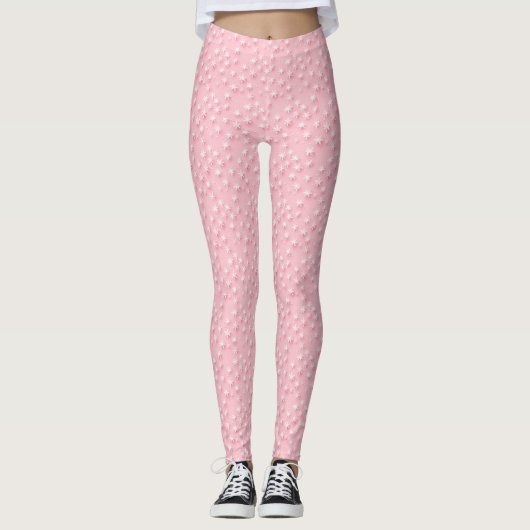 Pink Christmas Leggings (Vorderseite)