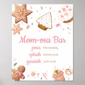 Pink Christmas Little Cookie Mama Osa Bar Poster (Vorne)