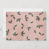 Pink Christmas Mailbox Kinderdusche per Mail Einladung (Rückseite)