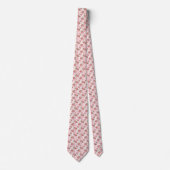 Pink Christmas Neck Tie Krawatte (Vorderseite)