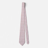 Pink Christmas Neck Tie Krawatte (Vorderseite)