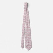 Pink Christmas Neck Tie Krawatte (Rückseite)